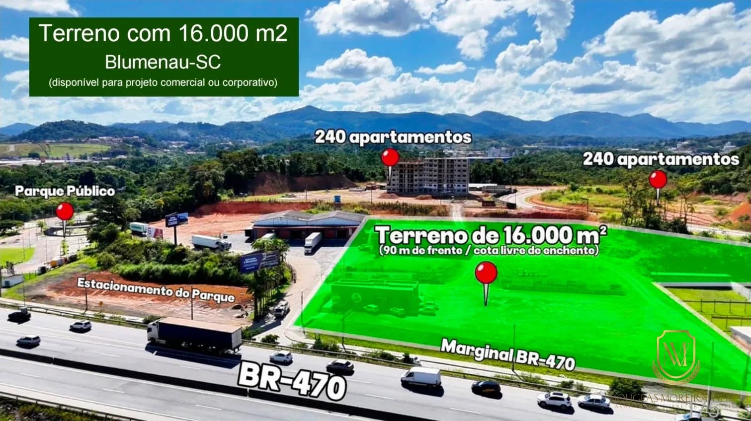 🏗️ ÁREA ESTRATÉGICA PARA EMPREENDIMENTO – BLUMENAU/SC